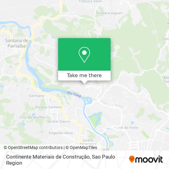 Continente Materiais de Construção map