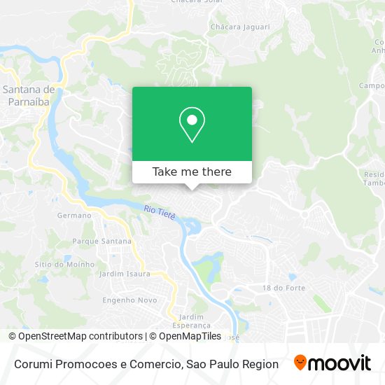 Mapa Corumi Promocoes e Comercio