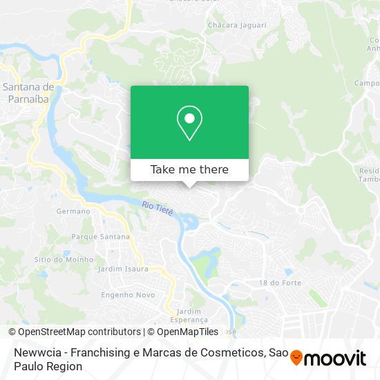 Newwcia - Franchising e Marcas de Cosmeticos map