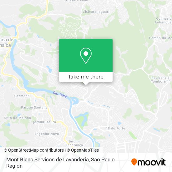 Mont Blanc Servicos de Lavanderia map