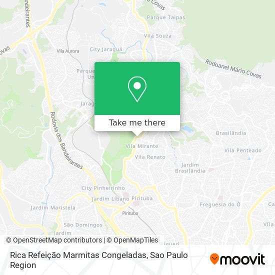 Rica Refeição Marmitas Congeladas map