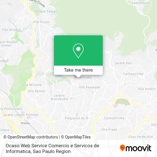 Ocaso Web Service Comercio e Servicos de Informatica map