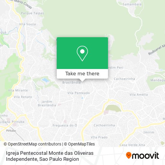 Igreja Pentecostal Monte das Oliveiras Independente map