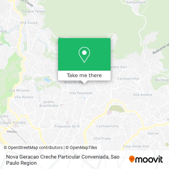 Nova Geracao Creche Particular Conveniada map