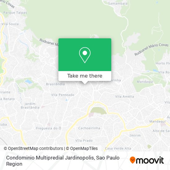 Condominio Multipredial Jardinopolis map