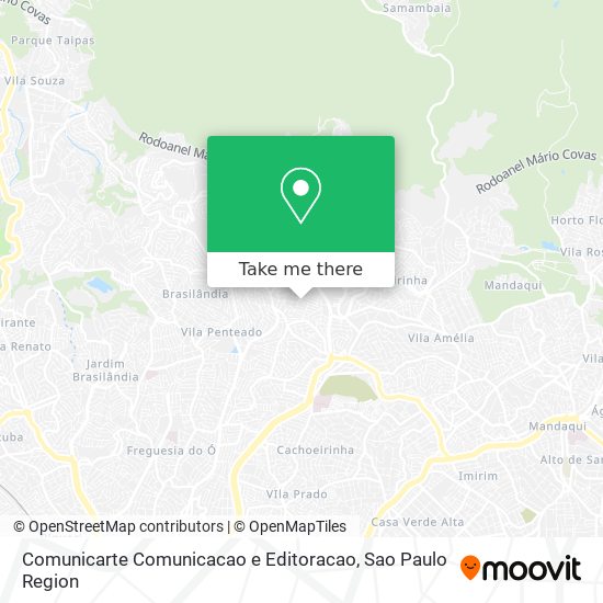 Comunicarte Comunicacao e Editoracao map