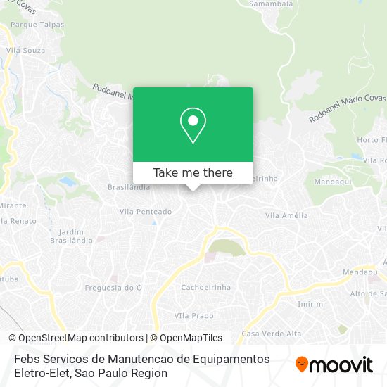 Mapa Febs Servicos de Manutencao de Equipamentos Eletro-Elet