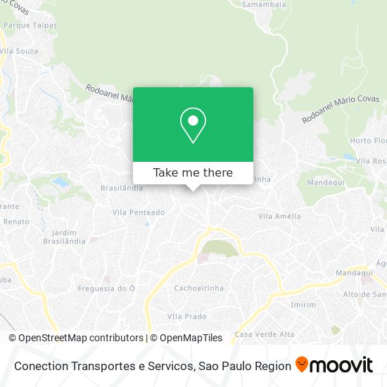 Mapa Conection Transportes e Servicos