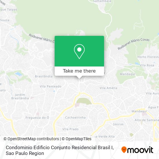 Condominio Edificio Conjunto Residencial Brasil I map
