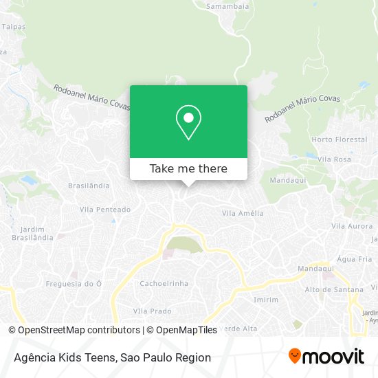 Agência Kids Teens map
