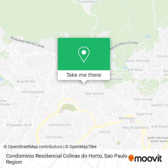 Mapa Condominio Residencial Colinas do Horto