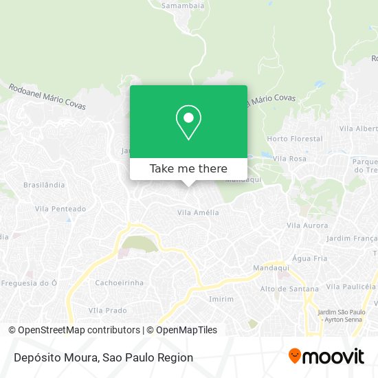 Depósito Moura map