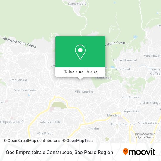 Gec Empreiteira e Construcao map