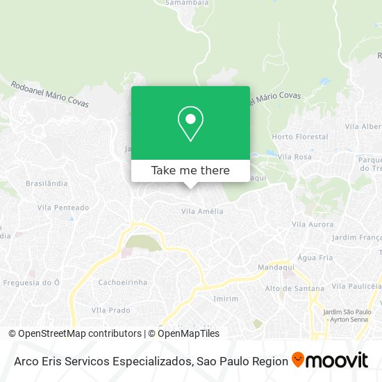 Mapa Arco Eris Servicos Especializados