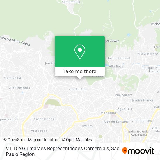 V L D e Guimaraes Representacoes Comerciais map