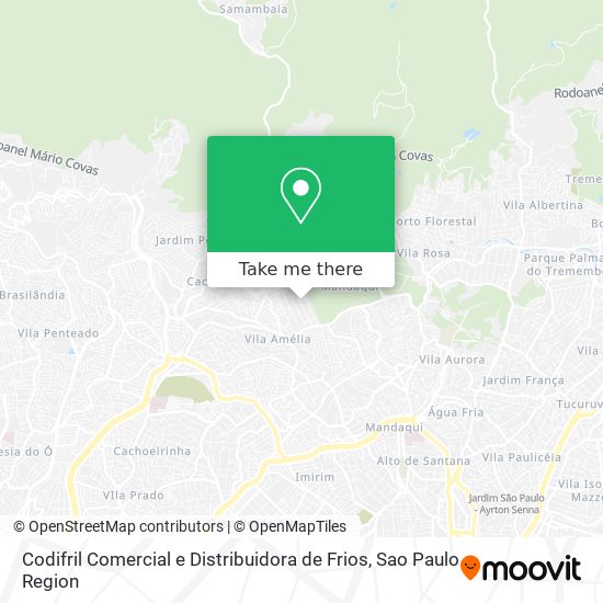 Codifril Comercial e Distribuidora de Frios map