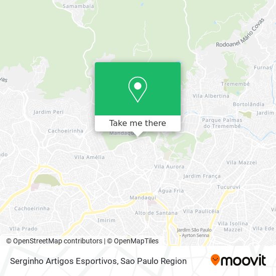 Serginho Artigos Esportivos map