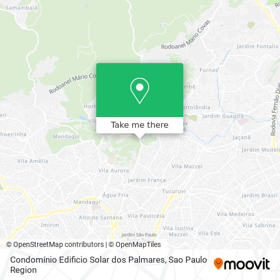 Mapa Condomínio Edificio Solar dos Palmares