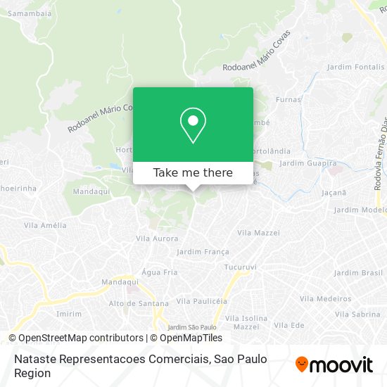 Mapa Nataste Representacoes Comerciais