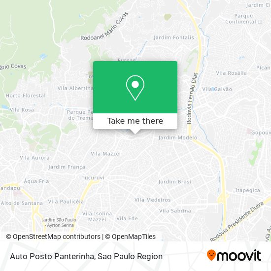 Mapa Auto Posto Panterinha