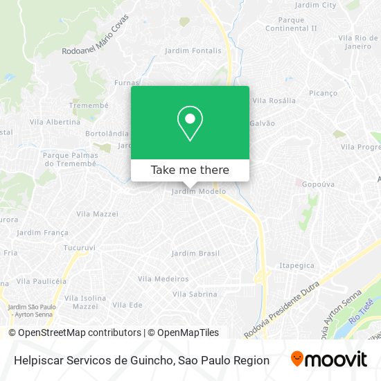 Helpiscar Servicos de Guincho map