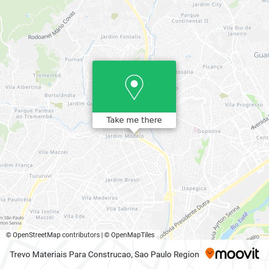 Trevo Materiais Para Construcao map