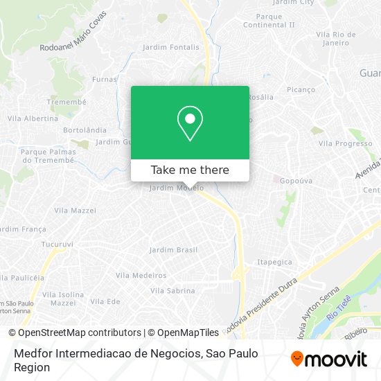 Medfor Intermediacao de Negocios map