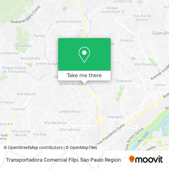 Transportadora Comercial Filpi map