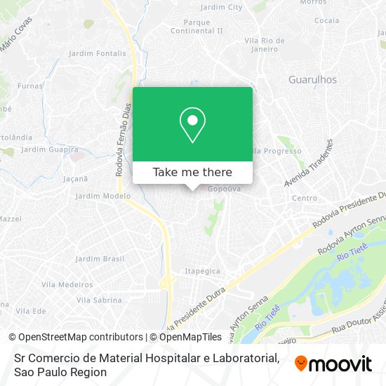 Sr Comercio de Material Hospitalar e Laboratorial map