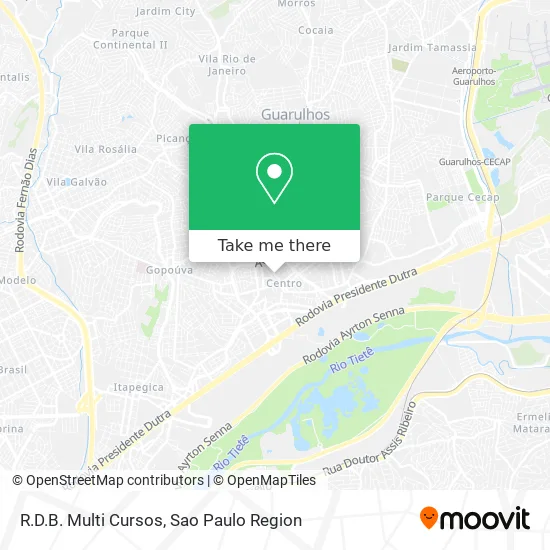 R.D.B. Multi Cursos map