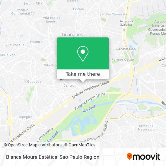 Bianca Moura Estética map
