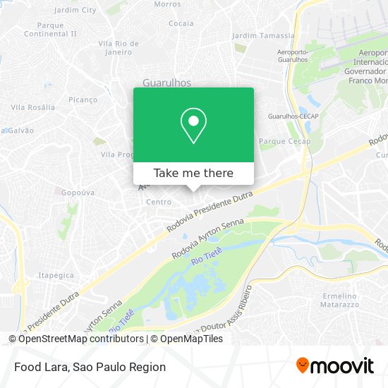 Food Lara map