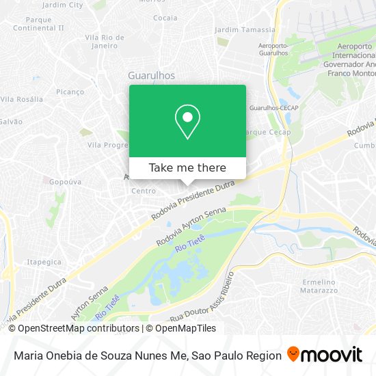 Maria Onebia de Souza Nunes Me map