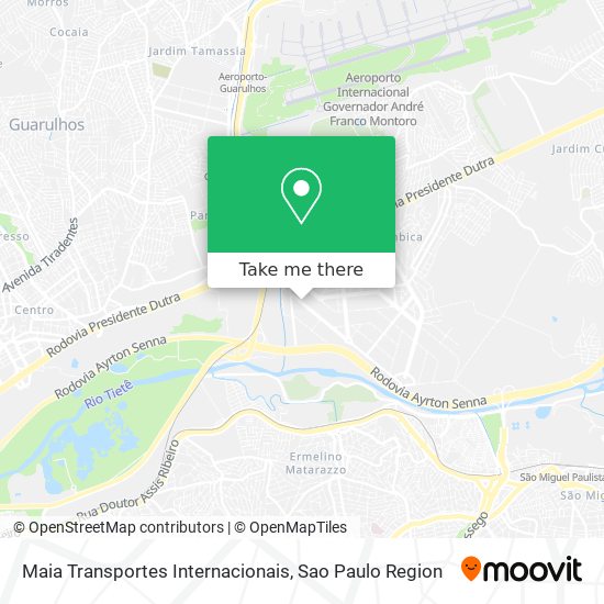 Maia Transportes Internacionais map