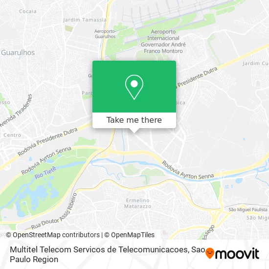 Multitel Telecom Servicos de Telecomunicacoes map
