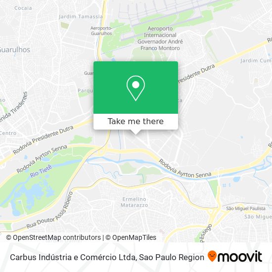 Carbus Indústria e Comércio Ltda map