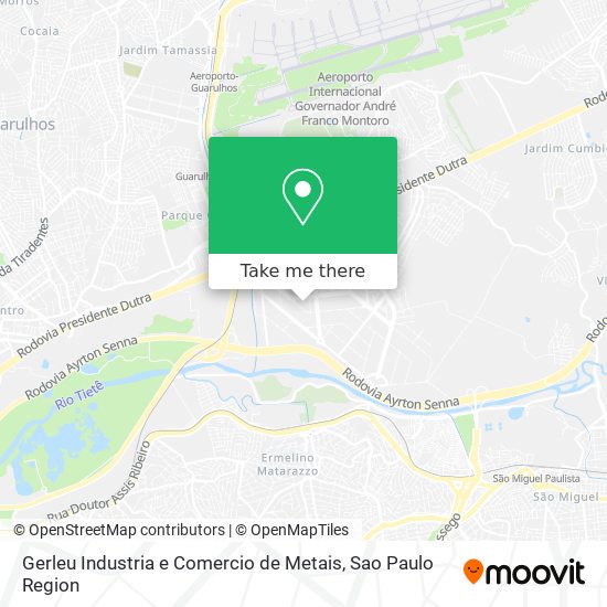 Gerleu Industria e Comercio de Metais map