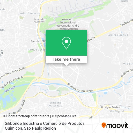 Silibonde Industria e Comercio de Produtos Quimicos map