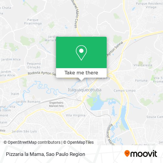 Pizzaria la Mama map