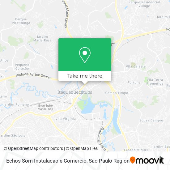 Echos Som Instalacao e Comercio map