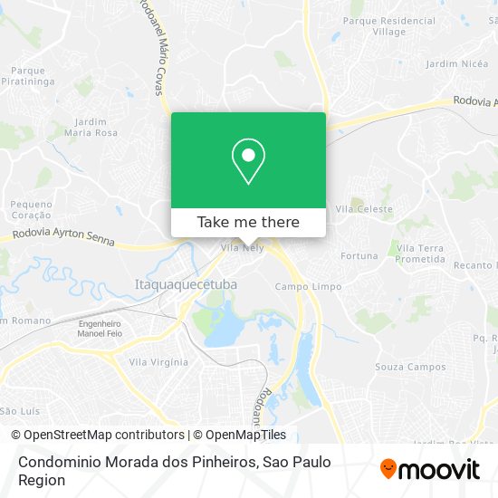 Condominio Morada dos Pinheiros map