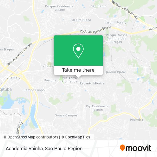 Mapa Academia Rainha