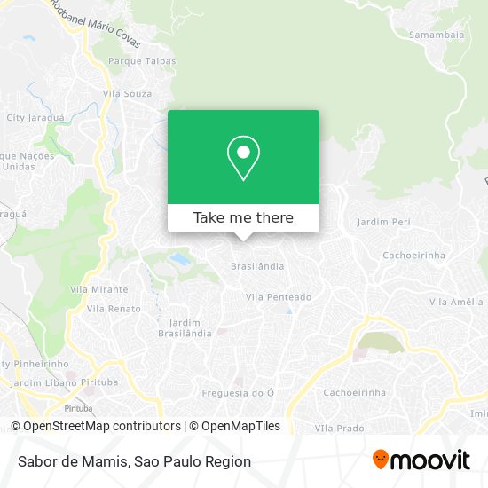 Sabor de Mamis map