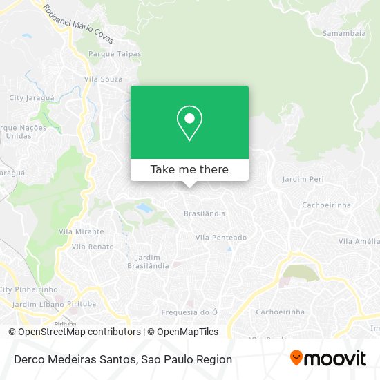 Mapa Derco Medeiras Santos