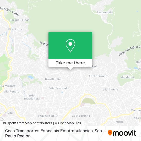 Cecs Transportes Especiais Em Ambulancias map