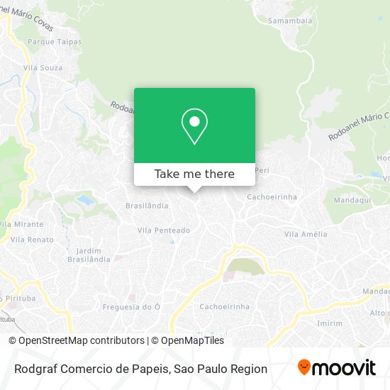 Mapa Rodgraf Comercio de Papeis