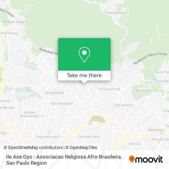 Ile Ase Oyo - Associacao Religiosa Afro-Brasileira map