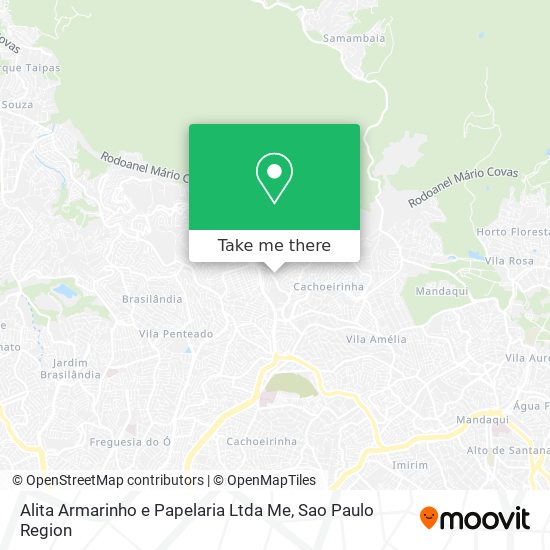 Alita Armarinho e Papelaria Ltda Me map