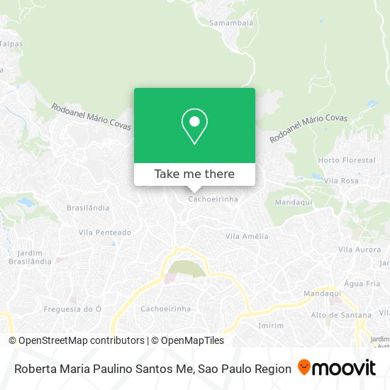Mapa Roberta Maria Paulino Santos Me