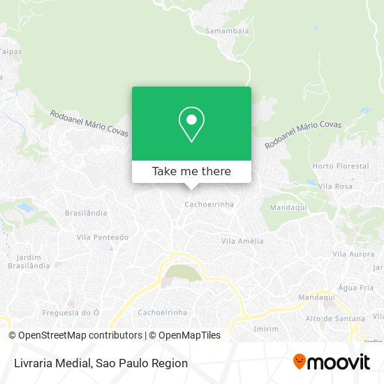 Mapa Livraria Medial